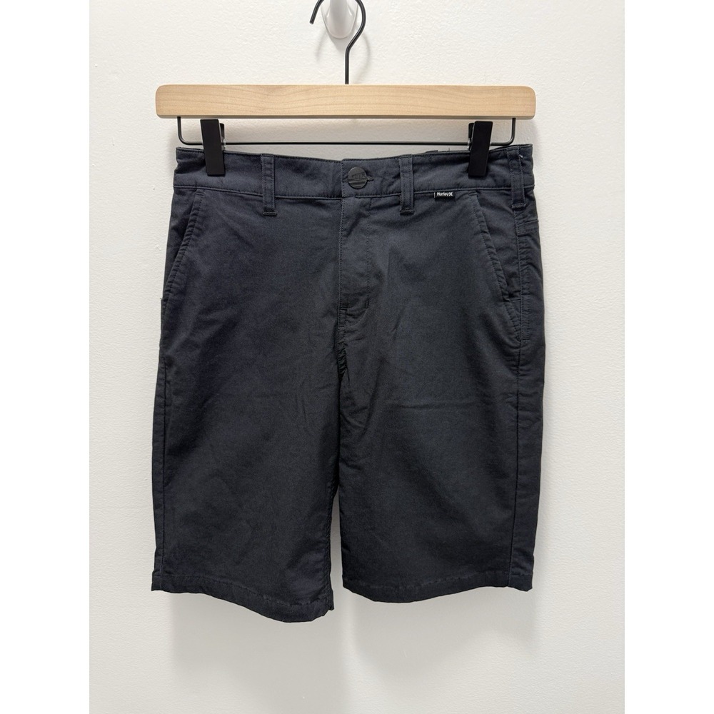 Hurley Nike Dri-FIT Chino Shorts – Boys Size 14 – Dark Gray Boardshorts